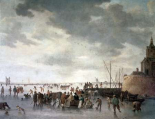 Scene On The Ice Near Dordecht